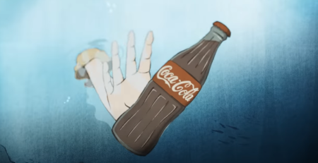 Captura de comercial de Coca Cola Masterpiece hecho con IA. Para artículo El primer comercial hecho 100% con IA. Vibra Creativa By Celia Cruz